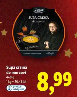 Lidl Deluxe Supă cremă de morcovi Ofertă