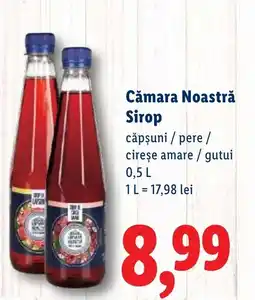 Lidl Cămara Noastră Sirop Ofertă