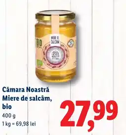 Lidl Cămara Noastră Miere de salcâm, bio Ofertă