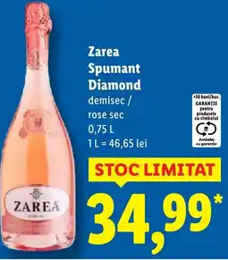 Lidl Zarea Spumant Diamond Ofertă
