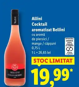 Lidl Allini Cocktail aromatizat Bellini Ofertă