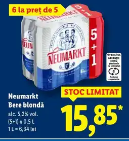 Lidl Neumarkt Bere blondǎ Ofertă