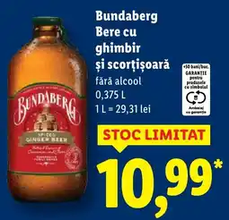 Lidl Bundaberg Bere cu ghimbir şi scorţişoară Ofertă