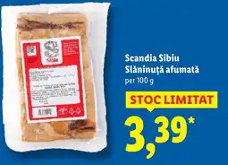 Lidl Scandia Sibiu Slăninuță afumată Ofertă