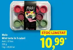 Lidl Maia Mini tarte în 3 culori Ofertă