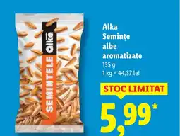 Lidl Alka Seminţe albe aromatizate Ofertă