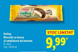 Lidl Halley Biscuiţi cu bezea şi umplutură de banane Ofertă