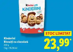 Lidl Kinderini Biscuiți cu ciocolată Ofertă