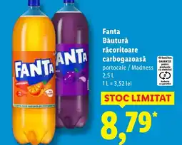 Lidl Fanta Băutură răcoritoare carbogazoasă portocale/Madness Ofertă