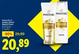 Lidl Pantene Pro-V Șampon / Balsam Repair & Protect păr fragil și uscat Ofertă