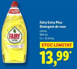 Lidl Fairy Extra Plus Detergent de vase Ofertă