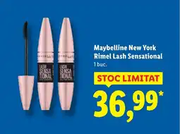 Lidl Maybelline New York Rimel Lash Sensational Ofertă