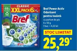 Lidl Bref Power Activ Odorizant pentru toaletă Ofertă