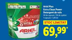 Lidl Ariel Plus Extra Clean Power Detergent de rufe Ofertă