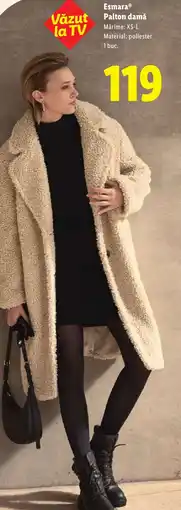 Lidl Esmara Palton damă Ofertă
