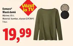 Lidl Esmara Bluzǎ damă Ofertă