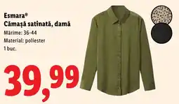 Lidl Esmara Cămașă satinată, damă Ofertă