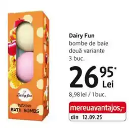 DM Dairy Fun bombe de baie două variante Ofertă