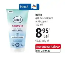 DM Balea gel de curăţare anti-coşuri Ofertă