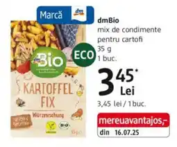 DM DmBio mix de condimente pentru cartofi Ofertă