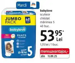 DM Babylove scutece chiloţel Ofertă