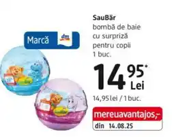 DM SauBär bombă de baie cu surpriză pentru copii Ofertă