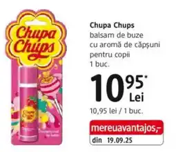 DM Chupa Chups balsam de buze cu aromă de căpşuni pentru copii Ofertă