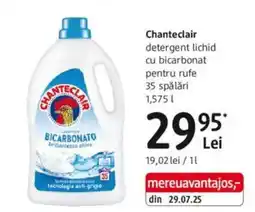 DM Chanteclair detergent lichid cu bicarbonat pentru rufe 35 spălări Ofertă