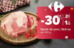Carrefour Market Spată de porc, fără os Ofertă