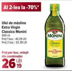 Carrefour Market Ulei de măsline Extra Virgin Classico Monini Ofertă
