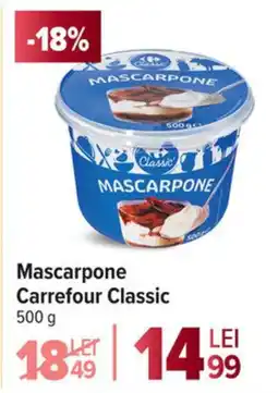 Carrefour Market Mascarpone Carrefour Classic Ofertă