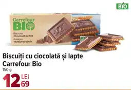 Carrefour Market Biscuiți cu ciocolată și lapte Carrefour Bio Ofertă