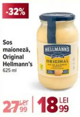 Carrefour Market Sos maioneză, Original Hellmann's Ofertă