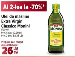 Carrefour Market Ulei de măsline Extra Virgin Classico Monini Ofertă