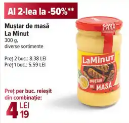 Carrefour Market Muştar de masă La Minut Ofertă