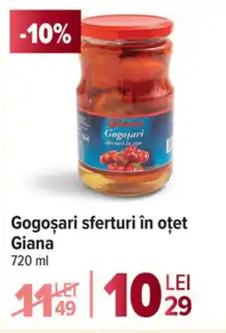 Carrefour Market Gogosari sferturi în oțet Giana Ofertă