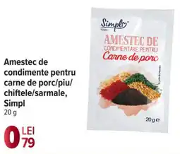 Carrefour Market Amestec de condimente pentru carne de porc/piu/ chiftele/sarmale, Simply Ofertă