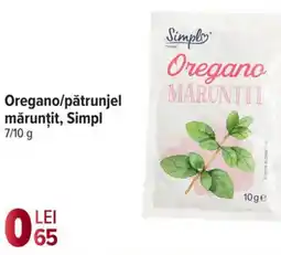 Carrefour Market Oregano/pătrunjel mărunţit, Simpl Ofertă