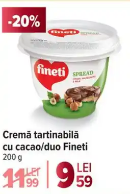 Carrefour Market Cremă tartinabilă cu cacao/duo Fineti Ofertă