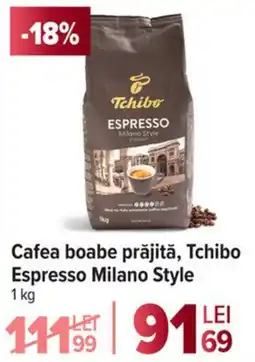 Carrefour Market Cafea boabe prăjită, Tchibo Espresso Milano Style Ofertă