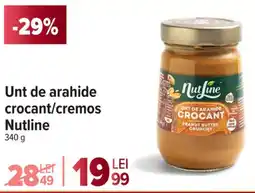 Carrefour Market Unt de arahide crocant/cremos Nutline Ofertă