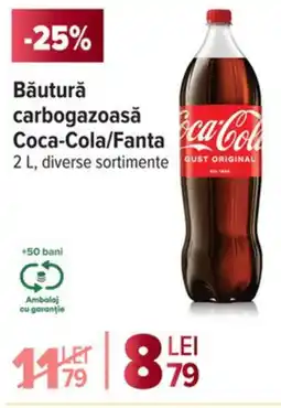 Carrefour Market Băutură carbogazoasă Coca-Cola/Fanta Ofertă