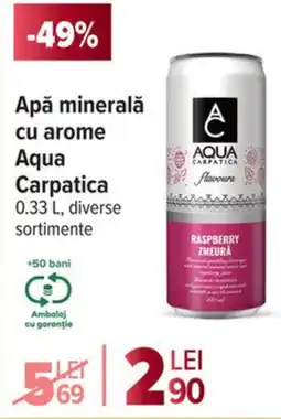 Carrefour Market Apă minerală cu arome Aqua Carpatica Ofertă