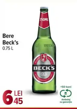 Carrefour Market Bere Beck's Ofertă