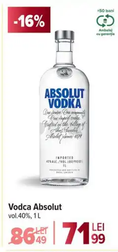 Carrefour Market Vodca Absolut vol.40% Ofertă
