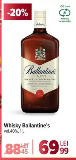 Carrefour Market Whisky Ballantine's vol.40% Ofertă