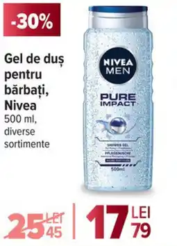 Carrefour Market Gel de duş pentru bărbați, Nivea Ofertă