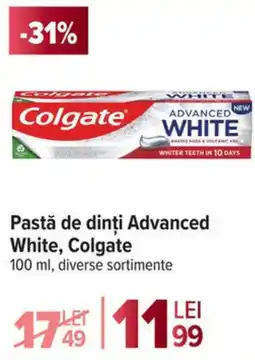 Carrefour Market Pastă de dinți Advanced White, Colgate Ofertă