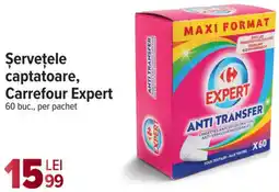 Carrefour Market Şerveţele captatoare, Carrefour Expert Ofertă