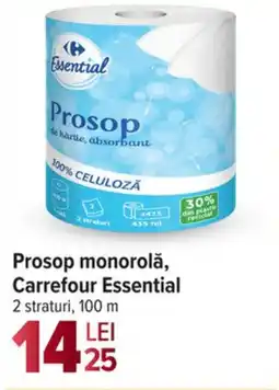 Carrefour Market Prosop monorolă, Carrefour Essential Ofertă